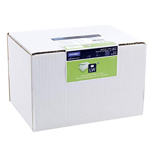 DYMO® Etikett LabelWriter, Adressetikett, Papier, 89 x 36 mm, weiß (6.240 Stück), Sie erhalten 1 Packung á 6240 Stück von DYMO