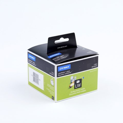 DYMO® Etikett LabelWriter, selbstklebend, ablösbar, Papier, 57 x 32 mm, weiß (1.000 Stück), Sie erhalten 1 Packung á 1000 Stück von DYMO