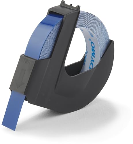 DYMO® Original Prägeband für Omega und JUNIOR Plastik 9mm x 3m - glänzend blau von DYMO