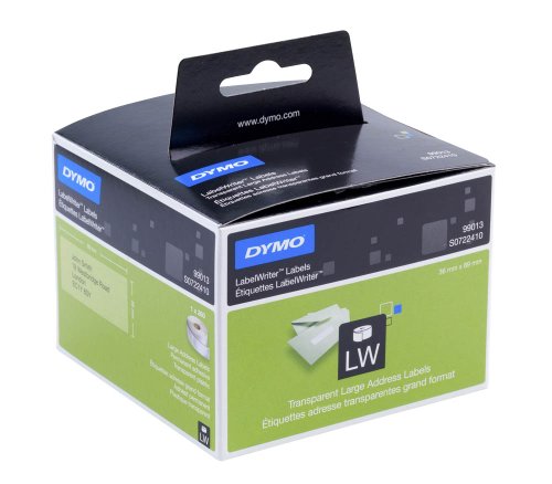 DYMO Große Adress-Etiketten 99013 36 x 89 mm (BxH) für DYMO LabelWriter 300-, 400-, 450-Serie, 4XL von DYMO