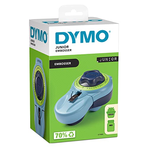 DYMO Junior Etikettenprägegerät | Ergonomisches Beschriftungsgerät für eine komfortable Verwendung durch Erwachsene und Kinder konzipiert | für den Heimbedarf,Black DYMO Junior Etikettenprägegerät | Ergonomisches Beschriftungsgerät für eine komfortable Verwendung durch Erwachsene und Kinder konzipiert | für den Heimbedarf,Black von DYMO