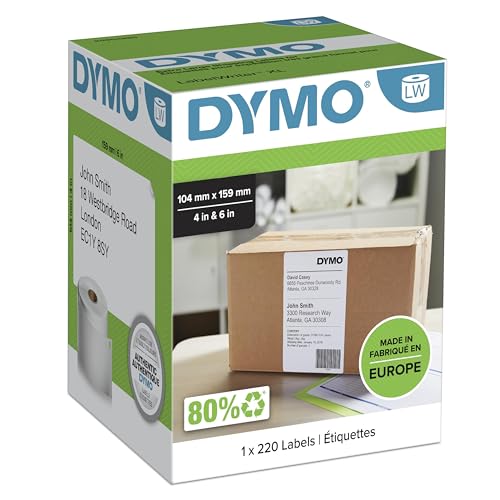 DYMO LW-Versandetiketten - extra groá, 104 x 159 mm, weiá von DYMO