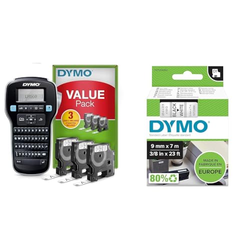 DYMO LabelManager 160 Tragbares Beschriftungsgerät Starter-Set & Original D1-Etiettenband | 9 mm x 7 m | schwarz auf weiß | selbstklebendes Etikettenband | für LabelManager-Beschriftungsgerät DYMO LabelManager 160 Tragbares Beschriftungsgerät Starter-Set & Original D1-Etiettenband | 9 mm x 7 m | schwarz auf weiß | selbstklebendes Etikettenband | für LabelManager-Beschriftungsgerät von DYMO
