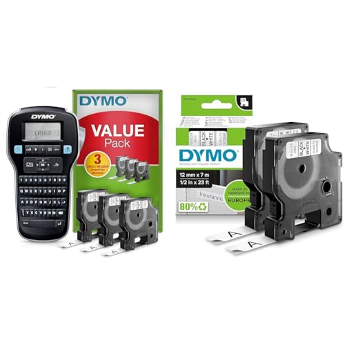 DYMO LabelManager 160 Tragbares Beschriftungsgerät Starter-Set & Original D1-Etikettenband | schwarz auf weiß DYMO LabelManager 160 Tragbares Beschriftungsgerät Starter-Set & Original D1-Etikettenband | schwarz auf weiß von DYMO