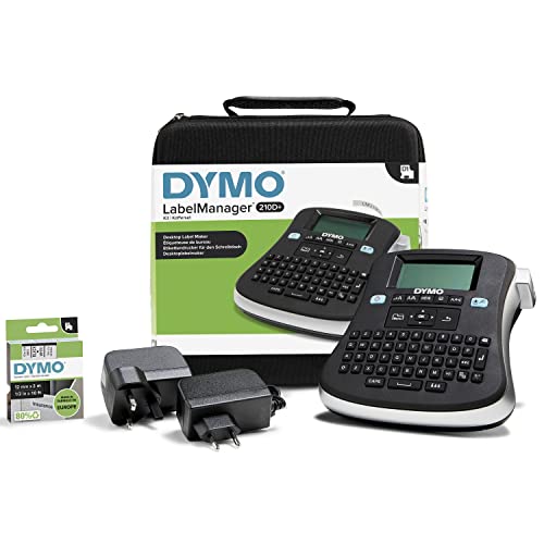 Dymo label printer LM 210D KIT QWERTY, schwarz / silber von DYMO
