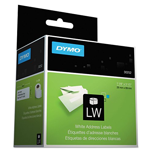DYMO Labelwriter Adressetiketten, 3,8 x 8,9 cm, Weiß, 350 Etiketten/Rolle, 2 Rollen/Packung DYMO Labelwriter Adressetiketten, 3,8 x 8,9 cm, Weiß, 350 Etiketten/Rolle, 2 Rollen/Packung von DYMO