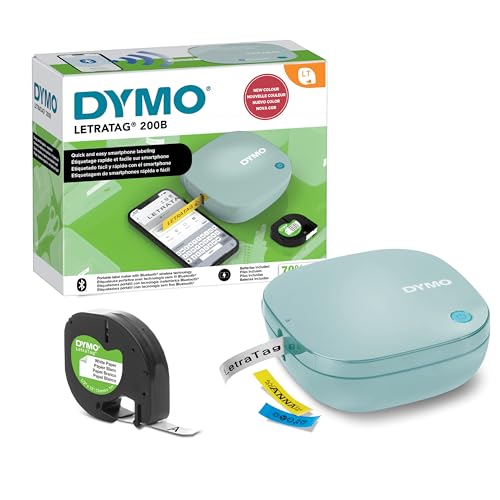 DYMO LetraTag 200B-Beschriftungsgerät mit Bluetooth | kompakter Etikettendrucker | verbindet Sich über Wireless Bluetooth-Technologie | inklusive 1 x Papierschriftband in Weiß | Daydream Blue DYMO LetraTag 200B-Beschriftungsgerät mit Bluetooth | kompakter Etikettendrucker | verbindet Sich über Wireless Bluetooth-Technologie | inklusive 1 x Papierschriftband in Weiß | Daydream Blue von DYMO