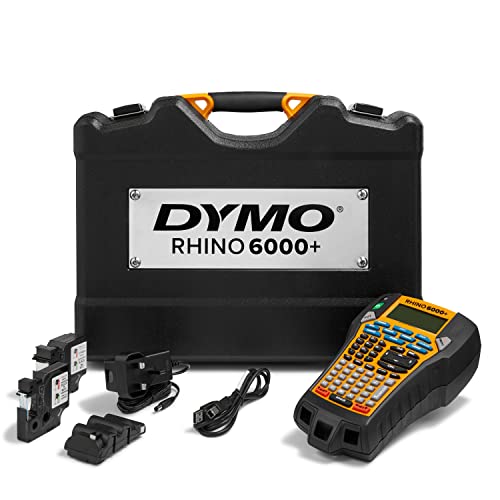 DYMO Rhino 6000+ Handheld-Etikett, PRNT Hartschalenkoffer, bis zu 1 Breite von DYMO