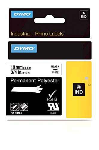 Dymo 19 mm RHINO Permanent Polyester D1 Schriftband für Dymo 19 mm RHINO Permanent Polyester D1 Schriftband für von DYMO