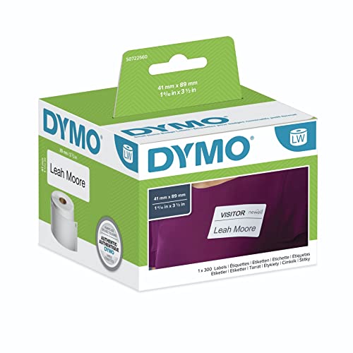 Dymo Namensschilder 41 x 89 mm weiß 300 St. 11356 von DYMO