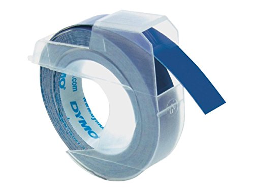 Dymo-Prägeetiketten (selbstklebend, 9 mm x 3 m) 3er Pack blau von DYMO