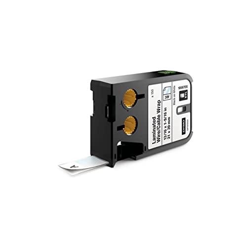 Dymo XTL Laminiertes Kabeletikett | Vinyl | selbstlaminierend 21 x 39 mm | 150 Etiketten | schwarz auf weiß Dymo XTL Laminiertes Kabeletikett | Vinyl | selbstlaminierend 21 x 39 mm | 150 Etiketten | schwarz auf weiß von DYMO