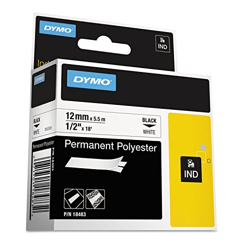Rhinopro 1/2in White Permanent Poly Labels by DYMO von DYMO