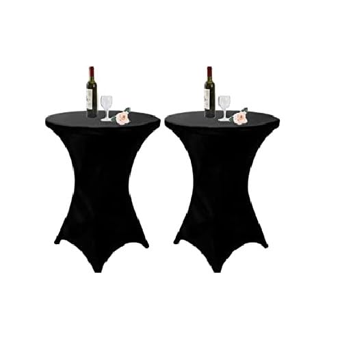2 Stück Stretch Stehtisch Husse Stehende Tischdecke 60 x 110cm Elastische Tischdecken für Bar Counter, Runde Tisch Hochzeit, Geburtstagsfeier 2 Stück Stretch Stehtisch Husse Stehende Tischdecke 60 x 110cm Elastische Tischdecken für Bar Counter, Runde Tisch Hochzeit, Geburtstagsfeier von DYOUen