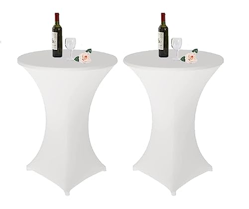 2 Stück Stretch Stehtisch Husse Stehende Tischdecke 60 x 110cm Elastische Tischdecken für Bar Counter, Runde Tisch Hochzeit, Geburtstagsfeier 2 Stück Stretch Stehtisch Husse Stehende Tischdecke 60 x 110cm Elastische Tischdecken für Bar Counter, Runde Tisch Hochzeit, Geburtstagsfeier von DYOUen