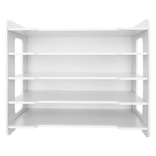 10 Datei-Organizer for den Schreibtisch, 5-stufiger Holz-Desktop-Papieraufbewahrungs-Briefablage-Sortierer for das Home Office der Schule 10 Datei-Organizer for den Schreibtisch, 5-stufiger Holz-Desktop-Papieraufbewahrungs-Briefablage-Sortierer for das Home Office der Schule von DYYEUAVT