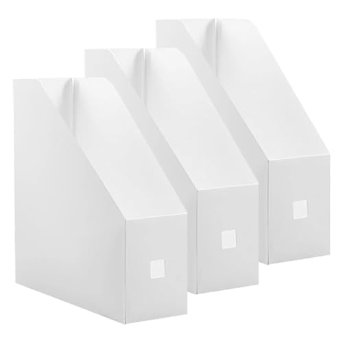 3Pcs Desktop Datei Ordner Lagerung Box Dokument Magazin Halter Kunststoff Tablett Vertikale Rack Büro Liefert Schreibtisch von DYYEUAVT