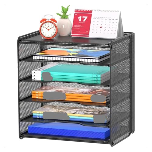 Briefablage Papier Organizer Mesh Schreibtisch Datei mit 5 Ebenen Shees und Sorter schwarz Briefablage Papier Organizer Mesh Schreibtisch Datei mit 5 Ebenen Shees und Sorter schwarz von DYYEUAVT