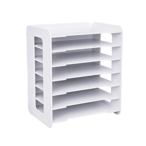 Büro-Papier-Organizer for den Schreibtisch, Desktop-Aktenhalter, Briefablage und A4-Dokumentenaufbewahrung for die Heimschule von DYYEUAVT