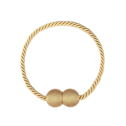 DYYEUAVT 1 & 2 STÜCKE Magnetische Vorhang Raffhalter Zarte Halter Raffhalter Schnalle Clips Hängende Kugel Schnalle Raffhalter Vorhang Dekor Zubehör(Gold,2PCS) von DYYEUAVT
