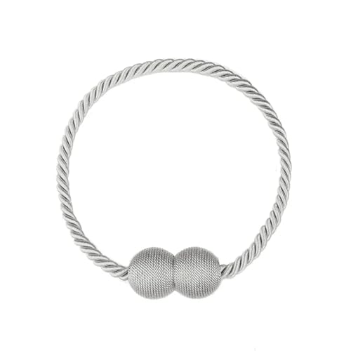 DYYEUAVT 1 & 2 STÜCKE Magnetische Vorhang Raffhalter Zarte Halter Raffhalter Schnalle Clips Hängende Kugel Schnalle Raffhalter Vorhang Dekor Zubehör(Silver,1pc) von DYYEUAVT