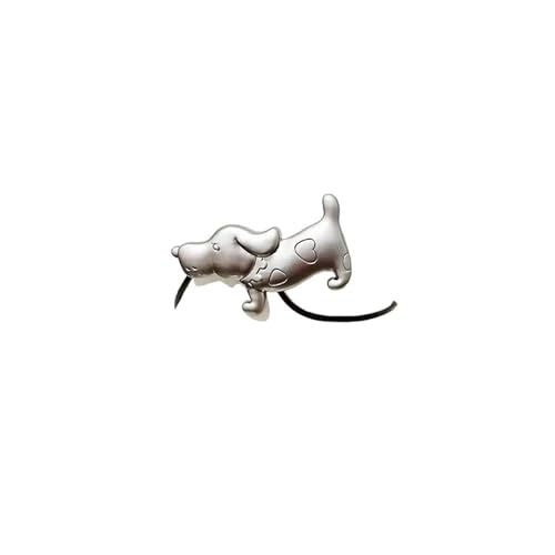DYYEUAVT 1PC Kreative Magnet Vorhang Schnalle Tier Katze Vorhang Riemen Halter Haken Dekorative Home Accessorie(Silver Dog) von DYYEUAVT