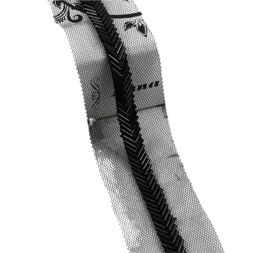 DYYEUAVT 2/5 Yards 7mm Perlen Spitze Stoff Trim Band Kleidung Dekoration Trimmen Fransen Hochzeit Kleid DIY Nähzubehör(Color-11,7mm-2Yards) von DYYEUAVT