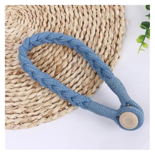DYYEUAVT 2 PCS Magnetischer Vorhanghalter Vorhanghalter Clip Seilband Schnalle Raffhalter Raffhalter Halter Vorhang Raffhalter Zubehör(Blue) von DYYEUAVT