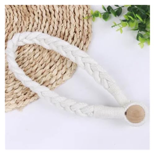 DYYEUAVT 2 PCS Magnetischer Vorhanghalter Vorhanghalter Clip Seilband Schnalle Raffhalter Raffhalter Halter Vorhang Raffhalter Zubehör(White) von DYYEUAVT