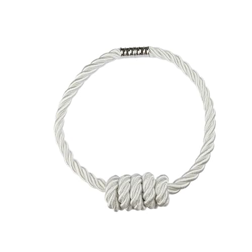 DYYEUAVT 2 Stück Vorhang Raffhalter Magnetische Vorhang Raffhalter Vorhänge Holdbacks Vorhang Zubehör Dekorative Gardinen Holdbacks(White) von DYYEUAVT