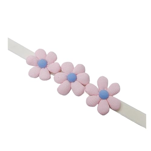 DYYEUAVT 2 Stück Vorhang-Raffhalter in Blumenform, elastisches Band, Fenstervorhangschnallen, magnetische Schnalle, Vorhangseilhalter, Kinderzimmer, Heimdekoration(3 Flowers-Pink) von DYYEUAVT
