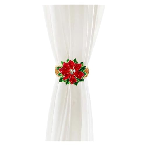 DYYEUAVT 2 Teile/Satz Lotus Design Vorhang Schnallen Vorhang Raffhalter for Home Schlafzimmer Wohnzimmer Fenster Vorhang Wohnaccessoires(C55-2pcs) von DYYEUAVT