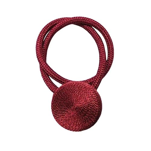 DYYEUAVT 2PC Starke Magnetische Raffhalter Vorhang Wohnkultur Schnalle Clips Zubehör Schnallen Vorhang Haken Halter Holdback Verband(Red) von DYYEUAVT
