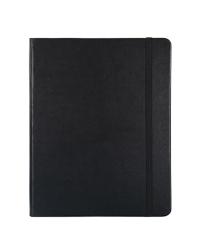 DYYEUAVT 2pc Notebook Leder Büro Journal Tagebuch Notizblock Schreibwaren Student Klasse Gefüttert NoteBook 200 Seiten(Black) von DYYEUAVT