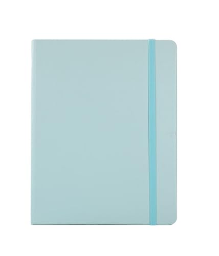 DYYEUAVT 2pc Notebook Leder Büro Journal Tagebuch Notizblock Schreibwaren Student Klasse Gefüttert NoteBook 200 Seiten(SKY BLUE) von DYYEUAVT