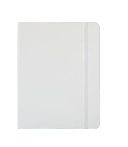 DYYEUAVT 2pc Notebook Leder Büro Journal Tagebuch Notizblock Schreibwaren Student Klasse Gefüttert NoteBook 200 Seiten(WHITE) von DYYEUAVT
