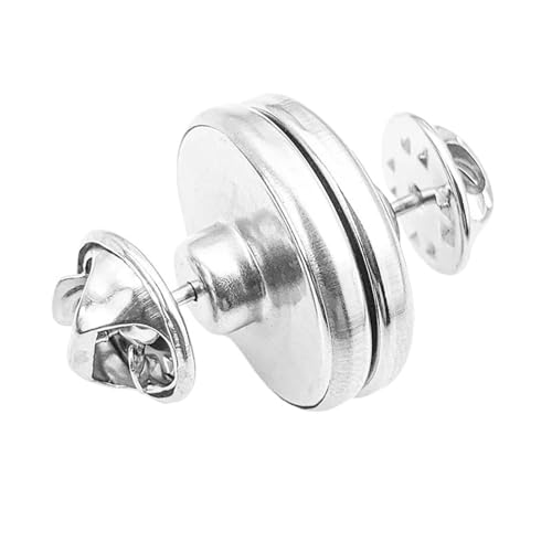 DYYEUAVT 8 Paar Vorhangmagnete for Verschließen, Vorhanggewichte, Magnetklammern mit Reißzwecke, magnetische Vorhanghalterschnalle for Geschlossenhalten von Vorhängen(20mm 8pcs) von DYYEUAVT
