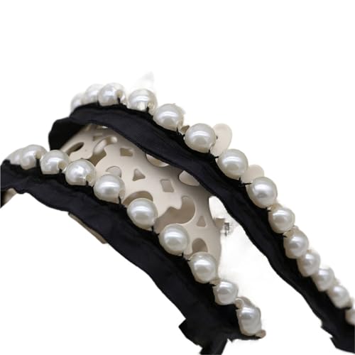 DYYEUAVT Handgefertigter Spitzenbesatz mit Perlen, einseitiges Perlenbesatzband for Kleidungskragen und Manschetten, Bastelbedarf, Nähbedarf(Color 8mm 1.8cm) von DYYEUAVT