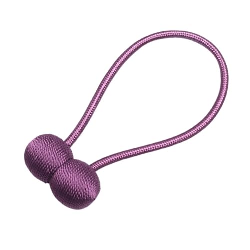 DYYEUAVT Kopfhörer Perle Vorhang Bindung Magnet Magnetische Saug Vorhang Schnalle Montage Perforierte Kuh String Vorhang Bindung Seil(Color 6,2PCS) von DYYEUAVT