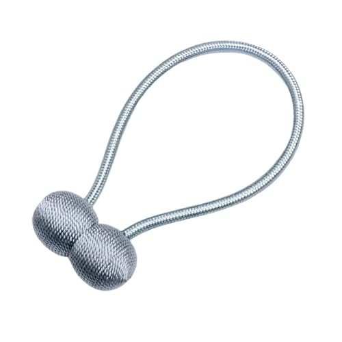 DYYEUAVT Kopfhörer Perle Vorhang Bindung Magnet Magnetische Saug Vorhang Schnalle Montage Perforierte Kuh String Vorhang Bindung Seil(Pale Blue,2PCS) von DYYEUAVT