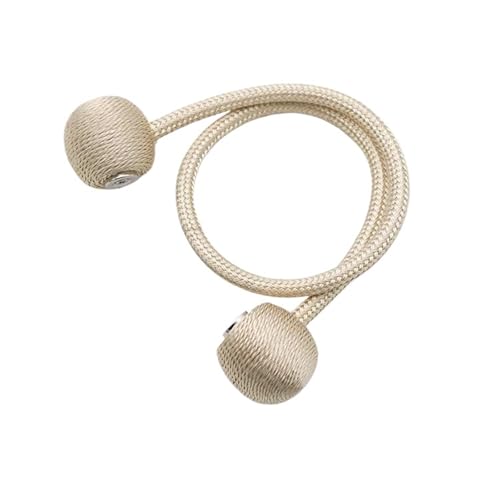 DYYEUAVT Magnetische Ball Vorhang Raffhalter Krawatte Seil Zubehör Stangen Accessoires Rücken Holdbacks Schnalle Clips Haken Halter Home Decor(Color-4) von DYYEUAVT