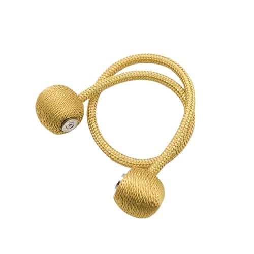 DYYEUAVT Magnetische Ball Vorhang Raffhalter Krawatte Seil Zubehör Stangen Accessoires Rücken Holdbacks Schnalle Clips Haken Halter Home Decor(Color-9) von DYYEUAVT