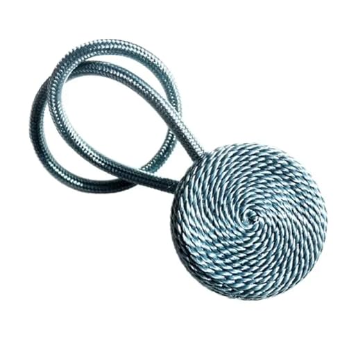 DYYEUAVT Magnetische Perlenkugel-Vorhangschnallen, Vorhang-Raffhalter, Schnallenclips, Vorhangstangen, dekorative Wohnaccessoires(Light Blue) von DYYEUAVT