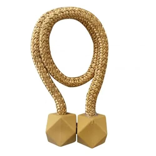 DYYEUAVT Magnetische Polyester Vorhang Raffhalter Halter Haken Ball Schnalle Clip Home Decor Krawatte Zurück Zubehör(Golden Yellow) von DYYEUAVT
