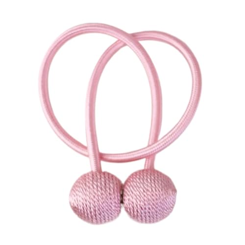 DYYEUAVT Magnetische Vorhang Raffhalter Clip Vorhänge Schnalle Halter Dekorative Hause Polyester Vorhänge Zubehör(12156Pink,1 Piece) von DYYEUAVT