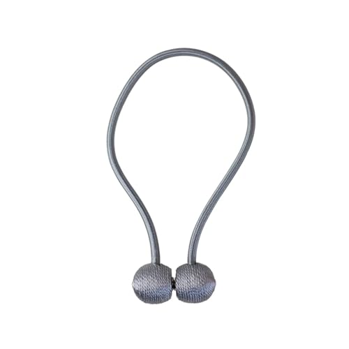 DYYEUAVT Magnetische Vorhang Raffhalter Clip Vorhänge Schnalle Halter Dekorative Hause Polyester Vorhänge Zubehör(12156Silver,1 Piece) von DYYEUAVT
