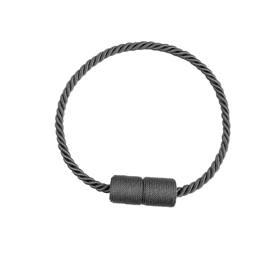 DYYEUAVT Magnetische Vorhang Raffhalter Clip Vorhänge Schnalle Halter Dekorative Hause Polyester Vorhänge Zubehör(Deep Gray,2 Pieces) von DYYEUAVT