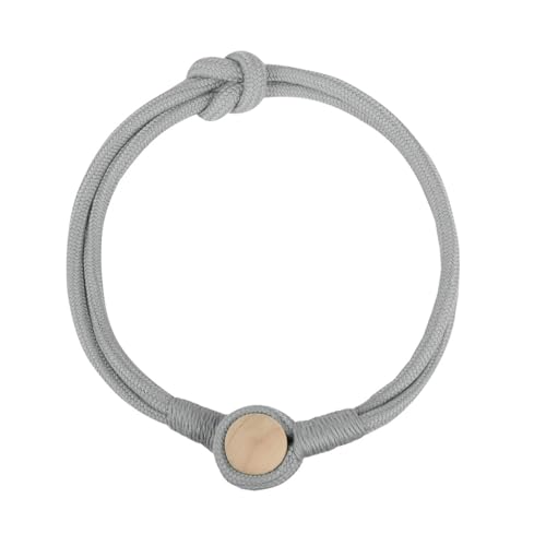DYYEUAVT Magnetischer Vorhang-Raffhalter, handgewebte Baumwollvorhänge, Halter, Raffhalter, Seilschnalle, Heimdekorateure, Zubehör(Sliver,2pc) von DYYEUAVT