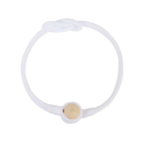 DYYEUAVT Magnetischer Vorhang-Raffhalter, handgewebte Baumwollvorhänge, Halter, Raffhalter, Seilschnalle, Heimdekorateure, Zubehör(White,1pc) von DYYEUAVT