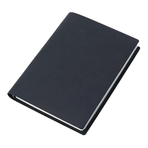 DYYEUAVT Nachfüllbare Notizbücher aus Leder im B5-Format mit 9-Loch-Binder, große Notizblöcke aus weichem Leder, Tagebuch, handgefertigtes Skizzenbuch, Planer(Color 02) von DYYEUAVT